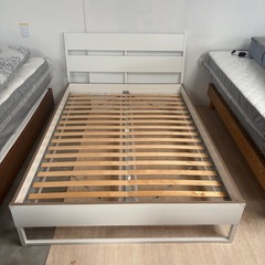 ⭐️IKEA⭐️ ベッドフレーム+ベッドマットレスセット　大阪市近郊配送無料の画像