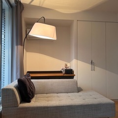 Espresso-living floor lamp アーチ型ランプの画像