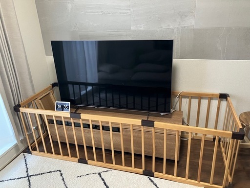 【値下げ交渉可】幅140テレビ台 ローテレビ台 50V型対応　木製 LOWYA