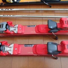 ★★ カービングスキーファミリーセット（2セット）＆スキー靴、ポール、ケース、靴バッグ付き ★★の画像