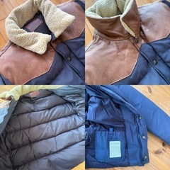 SCOTCH&SODA ボアダウンジャケット メンズMの画像