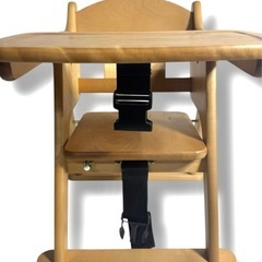 ベビーチェア　木製の画像