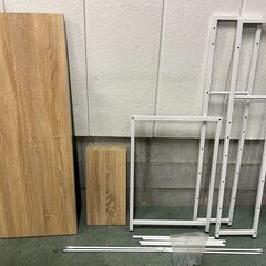 作業台 事務机 学習机 パソコンテーブル 収納棚付 幅120cm×奥行53cm×高さ120.5cmの画像