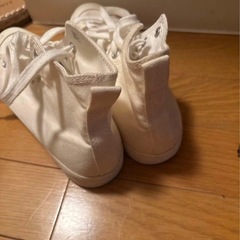 無印良品 ・ハイカットスニーカー ・カラー：白 ・サイズ：23.0cmの画像