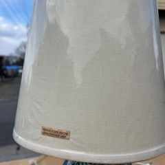 陶器製テーブルランプの画像