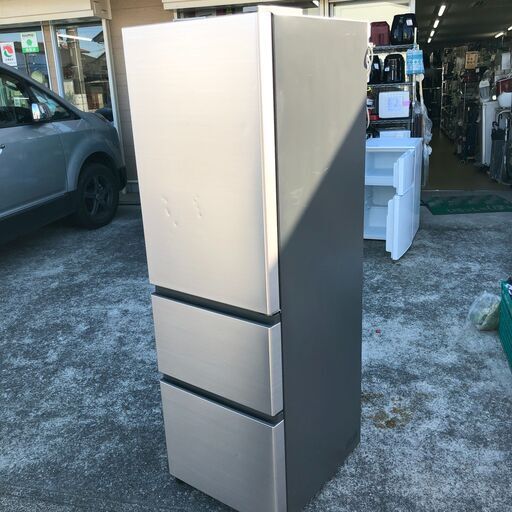 ２０２２年製　日立 HITACHI 冷蔵庫 （315L・右開き） 3ドア Vシリーズ ブリリアントブラック R-V32RV