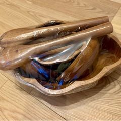 木製食器セット（新品）の画像