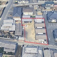 倉敷市吉岡　借家5棟付　約232坪土地