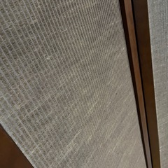 衝立　パーテーション 木製フレーム アジアン風　和風　洋服 三つ折り式の画像