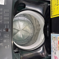【ジャングルジャングル貝塚店】洗濯機　アイリスオーヤマ　IAW-T504B 2025年製　家電　便利　マットブラック　単身　引越し　新生活　貝塚　二色浜　クリーニング済み　高年式の画像