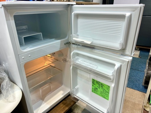 美品 2024年製 中古 冷蔵庫 買取 家電 COMFEE' 2ドア冷蔵庫 RCT90WH/E