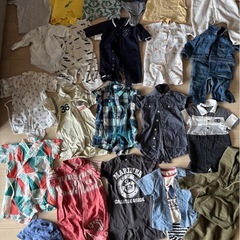 ベビー服　子供服　70 80 90ロンパース　帽子　甚平　アウター　まとめ売りの画像