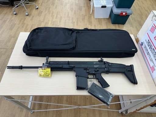 【ドリーム川西店御来店限定】☆ジモティー見たよ♪割引☆東京マルイ　次世代電動ガン　FN SCAR-L ブラック　ガンケース、スペアマガジン付き／クリーニング済み【99560000051639】