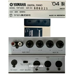 YAMAHA 電子ピアノ YDP-223C【無料配送可能】の画像