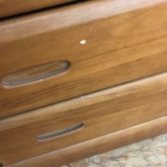 ★ジャングルジャングル貝塚店★ 7段チェスト　タンス　収納棚　ブラウン　茶　引き出し8個タイプ　貝塚市　二色浜　リサイクルショップの画像