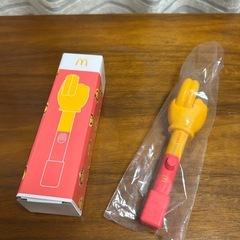 【新品未使用】マクドナルド ポテトハンドキャッチャー ピンク　　...