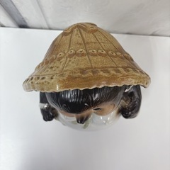 I340 🌈 美品♪ 信楽焼 たぬきの置物 ⭐ クリーニング済の画像