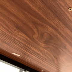 パソコンデスク 木目 120センチ幅の画像