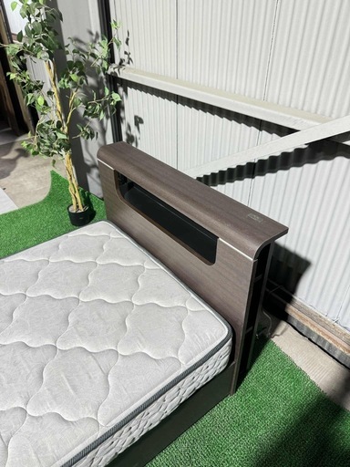 ?激安?❗️配送•設置?❗️♻️処分撤去♻️収納付きフランスベッド　品質がいいマットレスセット コンセント付き