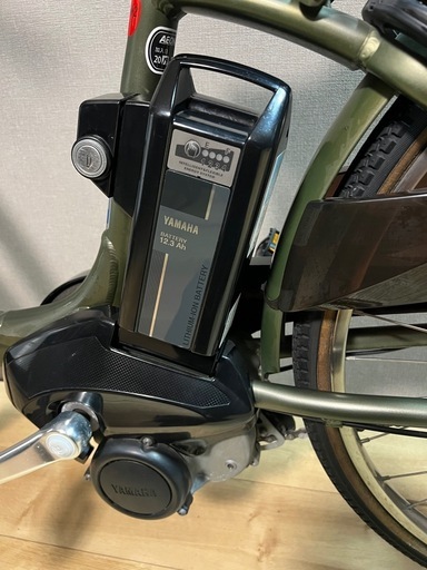 美品✨ ヤマハ電動自転車、バッテリー12.3Ah