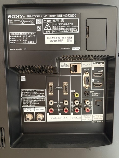 SONY BRAVIA 2010年