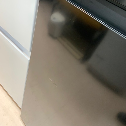 美原店 ニトリ ノンフロン 2ドア ファン式 冷凍冷蔵庫 NR-230F 2023年製 ブラック　230L