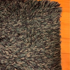 シャギーラグ／カーペット　220cm×200cmの画像