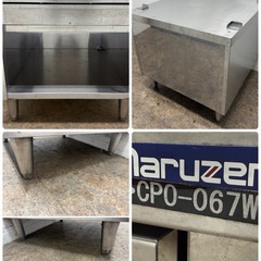マルゼン　MARUZEN　業務用　ステンレス　作業台　キャビネット調理台　厨房　W６３.５ｘＤ６４ｘＨ６０㎝の画像