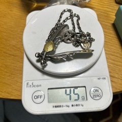 シルバー925フェザーネックレス(1)の画像