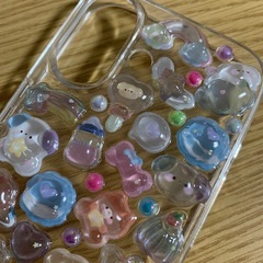 iPhone17ケース シールデコの画像