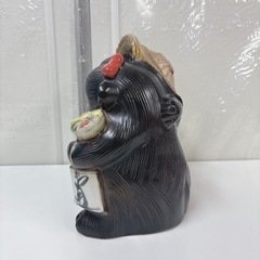 I453 🌈 美品♪ 信楽焼 たぬきの置物 ⭐ クリーニング済の画像