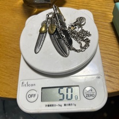 シルバー925フェザーネックレス(2)の画像