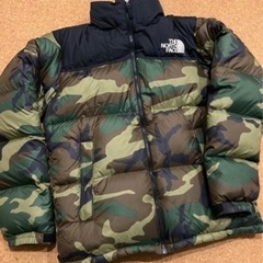 ノースフェイス　ヌプシ　迷彩の画像