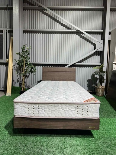 ?激安?❗️配送•設置?❗️♻️処分撤去♻️シングルベッド　フランスベッド　品質がいいGRANZマットレスセット　コンセント付き　ライ
