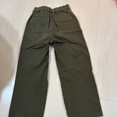 無印良品　チノパン　レディース　オリーブ色 Sサイズの画像