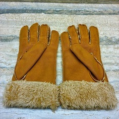 革手袋　BEAMS  Lサイズ　スェード　男女兼用の画像