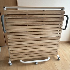 アイリスプラザ　折りたたみすのこベッド　　ハイタイプの画像