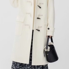 オンワード▪️ヘリンボーンダッフルコート新品40▪️タグ付の画像