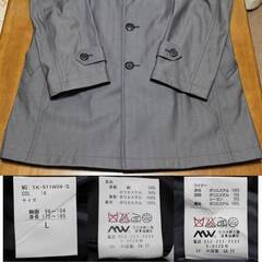 【未着用】綿50%高機能ライナー付きスリムコ  ートの画像