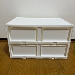 ニトリ ホワイト 引き出しボックス
の画像