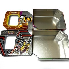 【海外限定】ポケモンカード 空缶 2個セットの画像