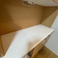 美品　ニトリ　レンジボート　木製キャビネット 120cmの画像