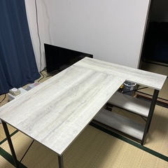 ワークデスク＋モニター台の画像