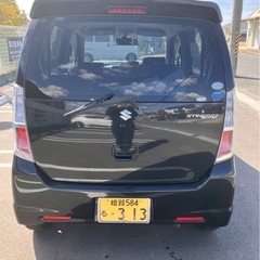 商談中　最安　ワゴンR スティングレー　DBA-MH23S 車検あり　黒　軽自動車　ETC  レコーダーの画像