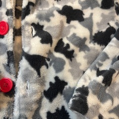 120サイズ動物柄モコモコパジャマの画像