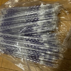 透明袋入り 個別包装 まがるストローの画像