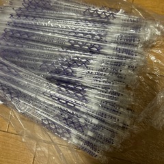 透明袋入り 個別包装 まがるストローの画像