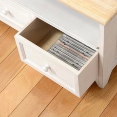 【白・アンティーク調】テレビ台の画像