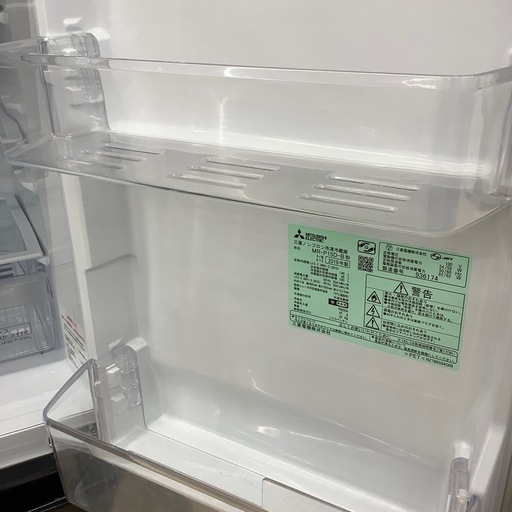 【値下げ】【6か月間の動作保証付き】MITSUBISHI 2ドア冷蔵庫のご紹介です！