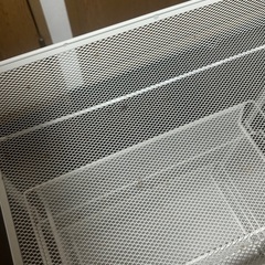 3段ラック(白)の画像